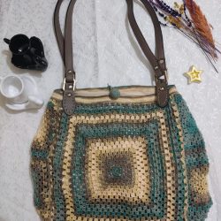 🧶 El Yapımı Bohem Tarz Örgü Çanta
